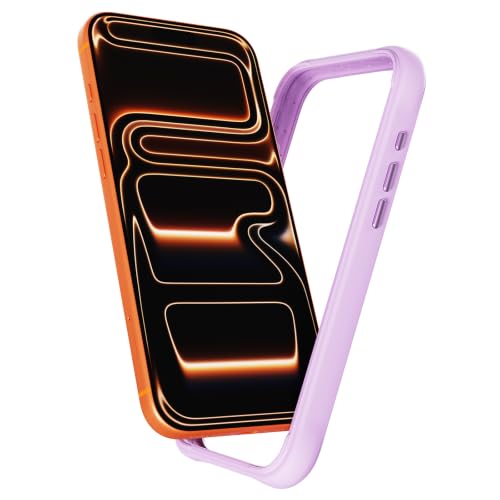 K TOMOTO Liquid Silicone Bumper Case for iPhone 17 Pro 6.3, Mallow Purple