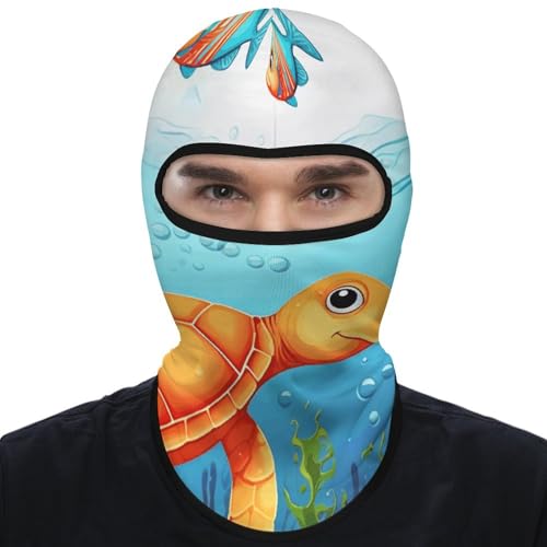 Balaclava para hombre, máscara para esquí, ciclismo y deportes de invierno, cubreboca y cuello multifuncional miniatura 7