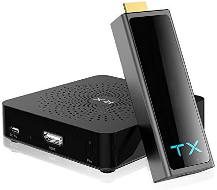 Lemorele Wireless Video HDMI Transmitter & Receiver, Wireless HDMI Extender for Streaming HD 1080P 3D Blu-ray Video & Audio from Laptop, PC, Netflix, PS4, Xbox One to HDTV Projector Monitor
