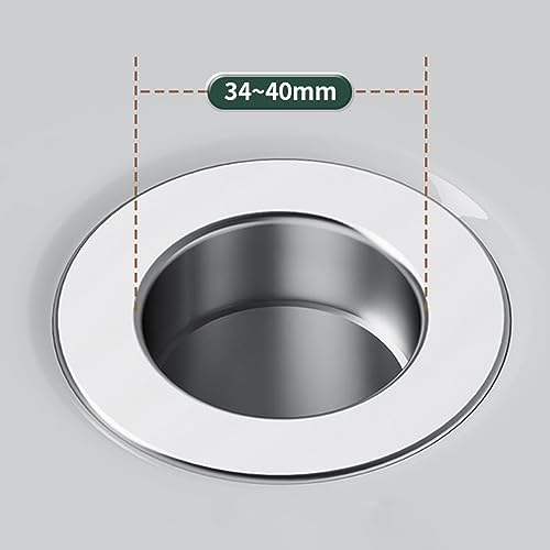 Tapón colador para desagüe de fregadero y baño miniatura 7