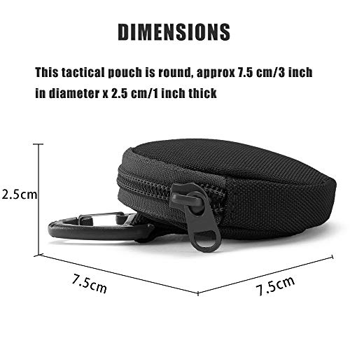Coin Pouch, Small Coin Purse Keychain, Professional EDC Pouch Accessories Case for Military Gear Bags, Little Change Wallet, Wireless Headset Pack.3
