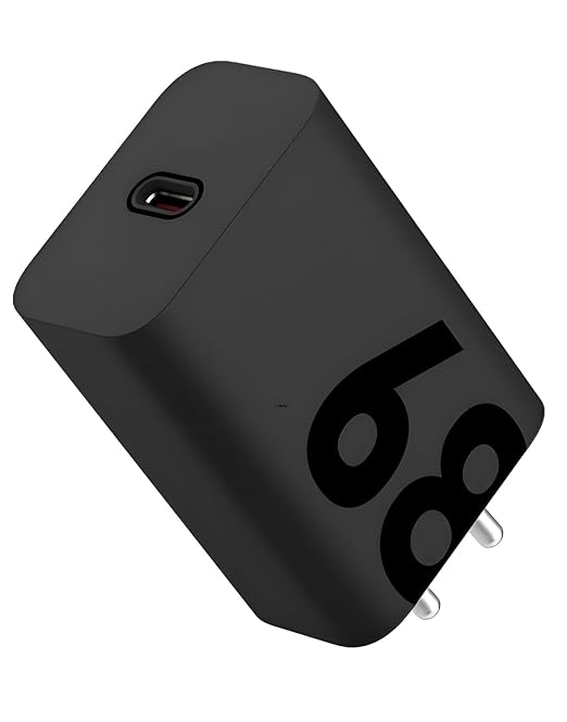 Original 68W Type C Turbopower Adapter Charger Compatible with Moto Edge 60|50 (Ultra/Pro/Fusion) G85|G73|G45 |Razr 50|Razr 60| Tablet| Motorola USB-C 68 Watt Adapter Black Only