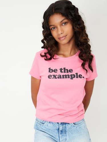 Image of Max Girl's Cotton Regular Fit Graphic Printed T-Shirt - Pack of 3
