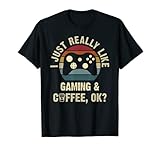 Divertido regalo para amantes de los juegos y el café, diseño vintage ¿Te gustan los juegos y el café? Entonces muestra tu amor por el café y los juegos con esto. Gran regalo para los amantes de los juegos en atardecer retro vintage con temática de silueta de juego con tazas de café.