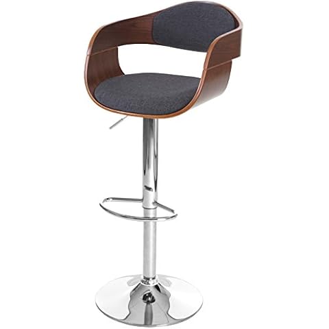 Mendler Barhocker HWC-A47, Barstuhl, Holz Bugholz Retro-Design Cover