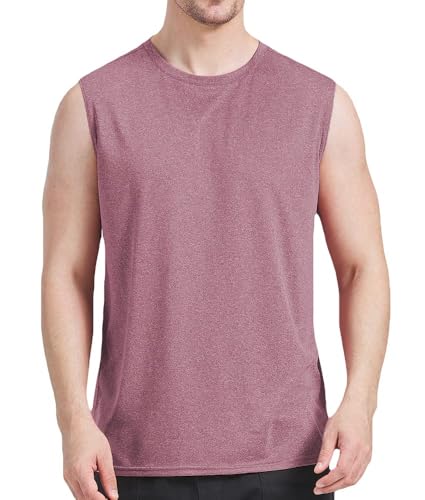 3 Pack Men's Workout Tank Top Dry Workout Sleeveless T-Shirt4