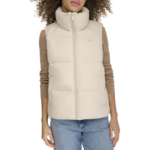 Chaleco hinchado para mujer Dockers Quilted Bubble Puffer Vest térmico