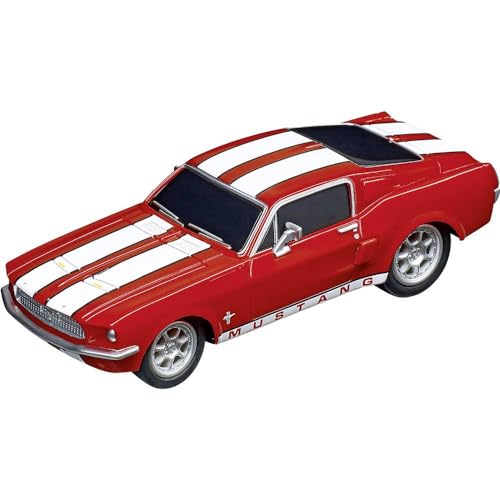 Carrera - 20064120 GO!!! Ford Mustang '67 - Racing Red I Rennbahnen und lizensierte Slotcars | bis zu 2 Spieler | Für Jungs und Mädchen ab 6 Jahren & Erwachsene