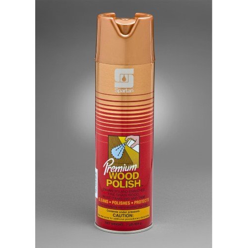 Spartan Premium Wood Polish, 20 oz aerosol, Case of 12