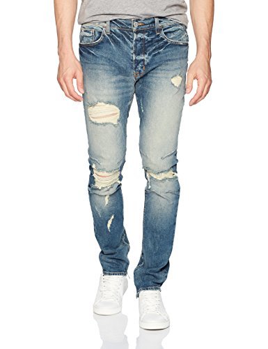 Hudson Jeans Men's Vaughn Skinny Ankle Zip Jeans, KILLZ, 33