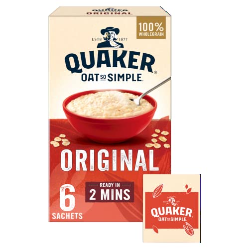 Quaker Oat So Simple Original Porridge Sachets 6 x 27g (Case of 8) option