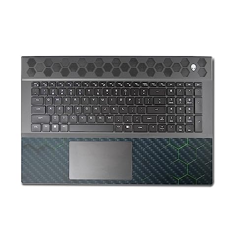 Image of MightySkins Carbon Fiber Skin Compatible with Alienware M18 R1 (2023) Full Wrap Kit - Acid Hex | Protective, Durable Textured Carbon Fiber Finish | Easy to Apply & Change Styles | Made in The USA