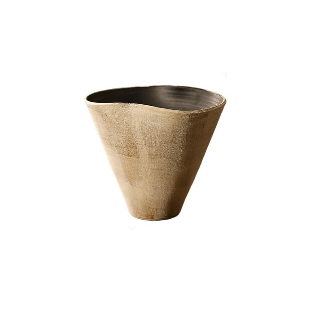 HLHLOP777 Flower Pot Home Living Room Flower Arrangement, Irregular Pot, Green Plant, Entrance Hall, Lutao Courtyard Decoration House Plants, Succulents, Flowers