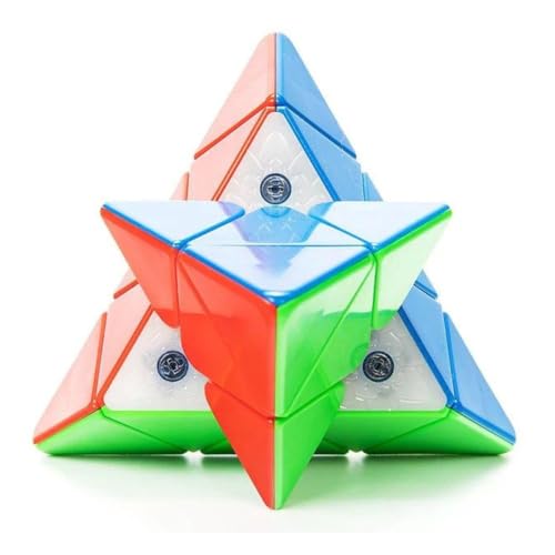 Image of MoYu WeiLong Pyraminx Magnetic Speed Cube | Dual-Adjustment Core, 5 Magnet Strength Settings & 8 Compression Settings | Premium Fast Turning Pyraminx Puzzle