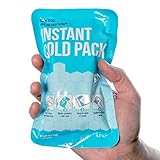 ICEWRAPS 4”x7” Instant Ice Packs for Injuries - 50 Count Bulk Emergency Single Use Disposable Ice Cold Compress for Pain Relief, Sports Kits, First Aid, Travel & Outdoor