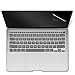 IBENZER Compatible with 2022 2021 2020 MacBook Air 13 inch case M1 A2337 A2179 A1932, Hard Shell Case&Keyboard Cover&Screen Film for Mac Air 13 with Touch ID, Clear, AT13CL+2