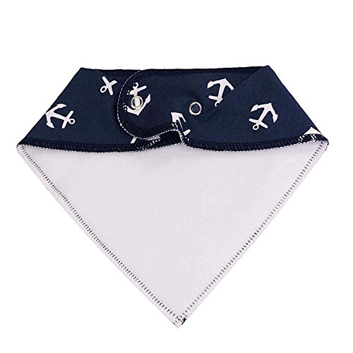 Alxcio confezione da 4 pezzo bandana bambino Drool...