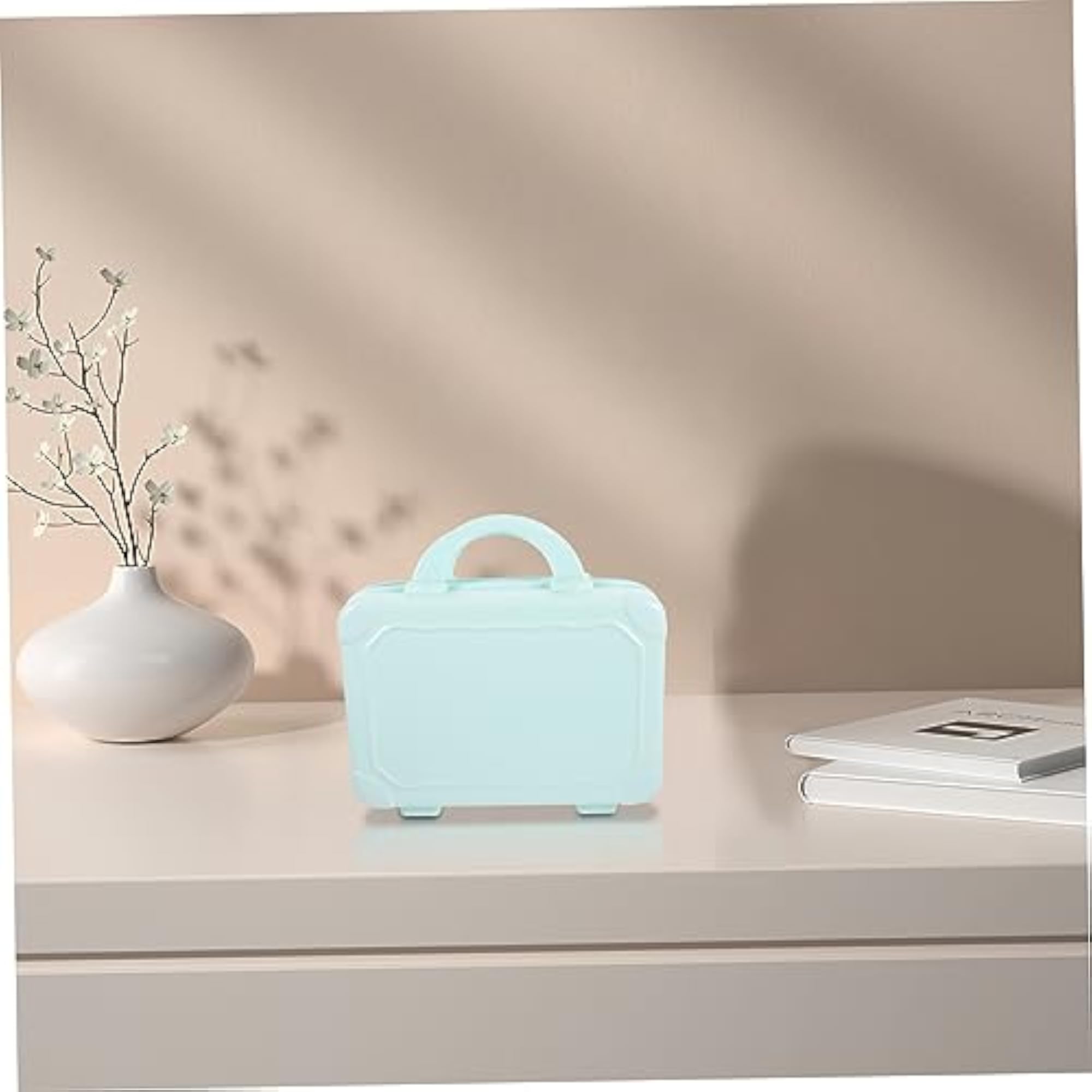 Portable Makeup Travel Case with Detachable Mirror