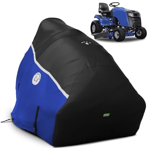 LI LIBZAKI 420D Riding Lawn Mower Cover, Waterproof Tractor Cover