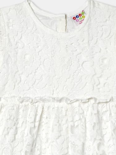 Image of ZION Girls Lace Dress with Bell Sleeves & Ruffles | Perfect for Every Occasions | 2-14 Years, Multiple Colors