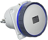 SCSI 63 iec - Sockel/s Befestigung 10o HP IP66-69 3-polig + Neutral+Erde 63A 230V 9h