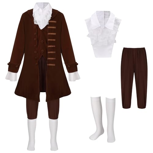Disfraz infantil Benjamin Franklin colonial para niños