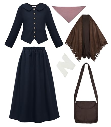 Disfraz Harriet Tubman para niñas con accesorios miniatura 7