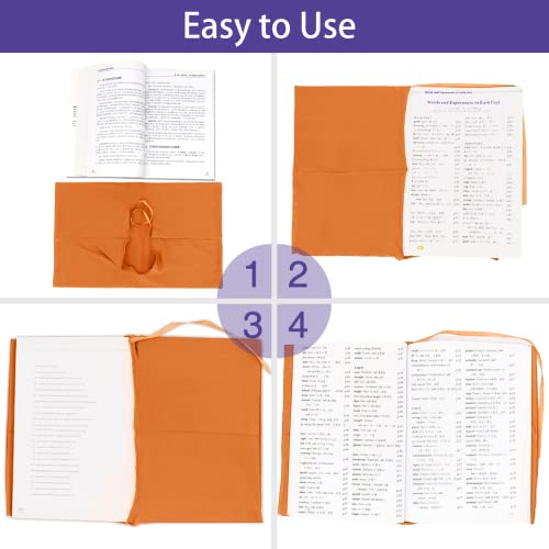 Kicnic Cloth Book Covers 7 Pcs, 6"X9" Stretchable Book Sox Suitable For Most Hardcover Books Up To 8.5”X9.5”, Durable And Washable, Reusable Protective Cover For Textbooks #TOP5