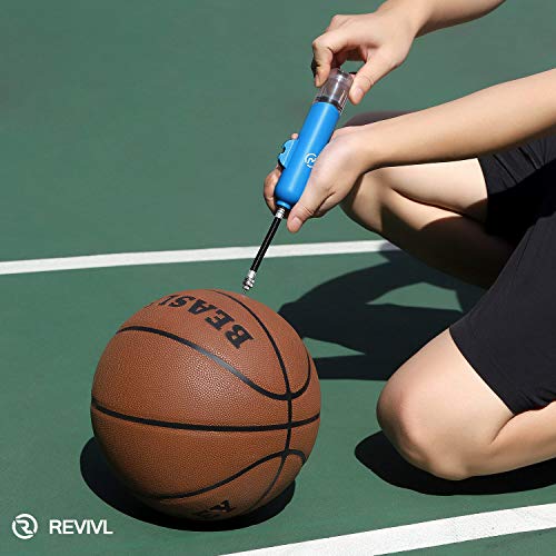 image for REVIVL Ball Pump for Sports Balls - 5 Needles - Basketball Pump, Socce