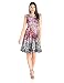 Julian Taylor Women's All Over Floral Printed Fit and Flare Dress