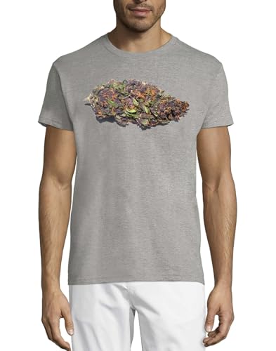 T-shirt Purple Haze homme gris en coton peigné haut de gamme