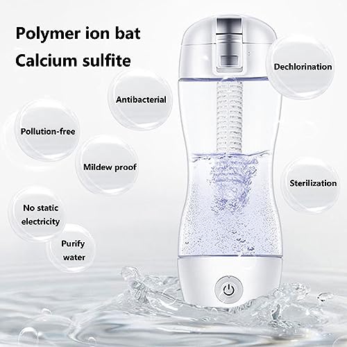 Générateur de bouteille d'eau d'hydrogène moléculaire 800PPB anti-âge - 6