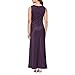 Alex Evenings Women's Two Piece Mother of The Bride Dress with Lace Jacket (Petite and Regular Sizes),Aubergine, 16P