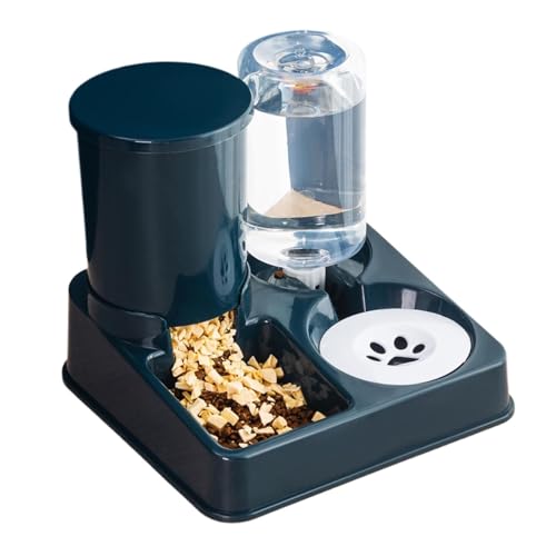 Birtern y Bebedero para Mascotas | Alimentador Antideslizante 2 en 1 para Mascotas | Alimentadores automáticos Desmontables, Suministros portátiles para Mascotas para el hogar, Viajes