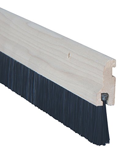 STORMGUARD Door Brush Strip Draught Excluder - Wood