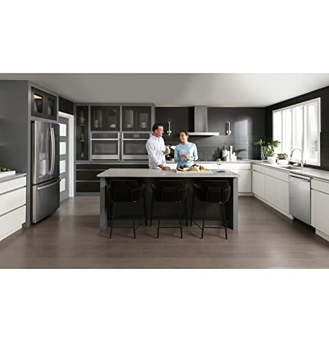 Image of GE Profile PKD7000SNSS 27 inch Smart Double Wall Oven with 8.6 cu. ft. Total Capacity True European Convection (Upper) Self-Clean with Steam Clean Option 7 inch Full Color Touch LCD Screen in Stainless Steel