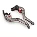 Leviers d'embrayage Frein CNC CNC 3D Losange Moto Pliant Extensible Leviers d'embrayage De Frein pour Yamaha Tzr 50 TZR50 (5WXL) Europe 2003-2012 2004 2005 2006 (Couleur : J)