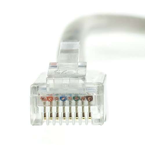 Cable Ethernet Patch Cat5e Plenum 25 pies Gray miniatura 4