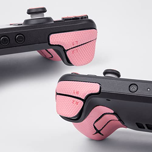 Image of TALONGAMES Controller Grips Compatible with Steam Deck OLED /Steam Deck Controllers, Anti-Slip, Sweat-Absorbent, Textured Skin kit, for Handle Grips, Buttons, Triggers, D-pad (Pro - Pink)