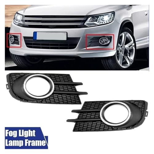 Support phare antibrouillard Tiguan 2012-2018 avec anneau chrome droit
