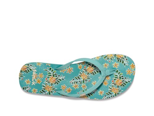 Women's Vintage Floral Flip-Flop for Yoga and Casual Wear