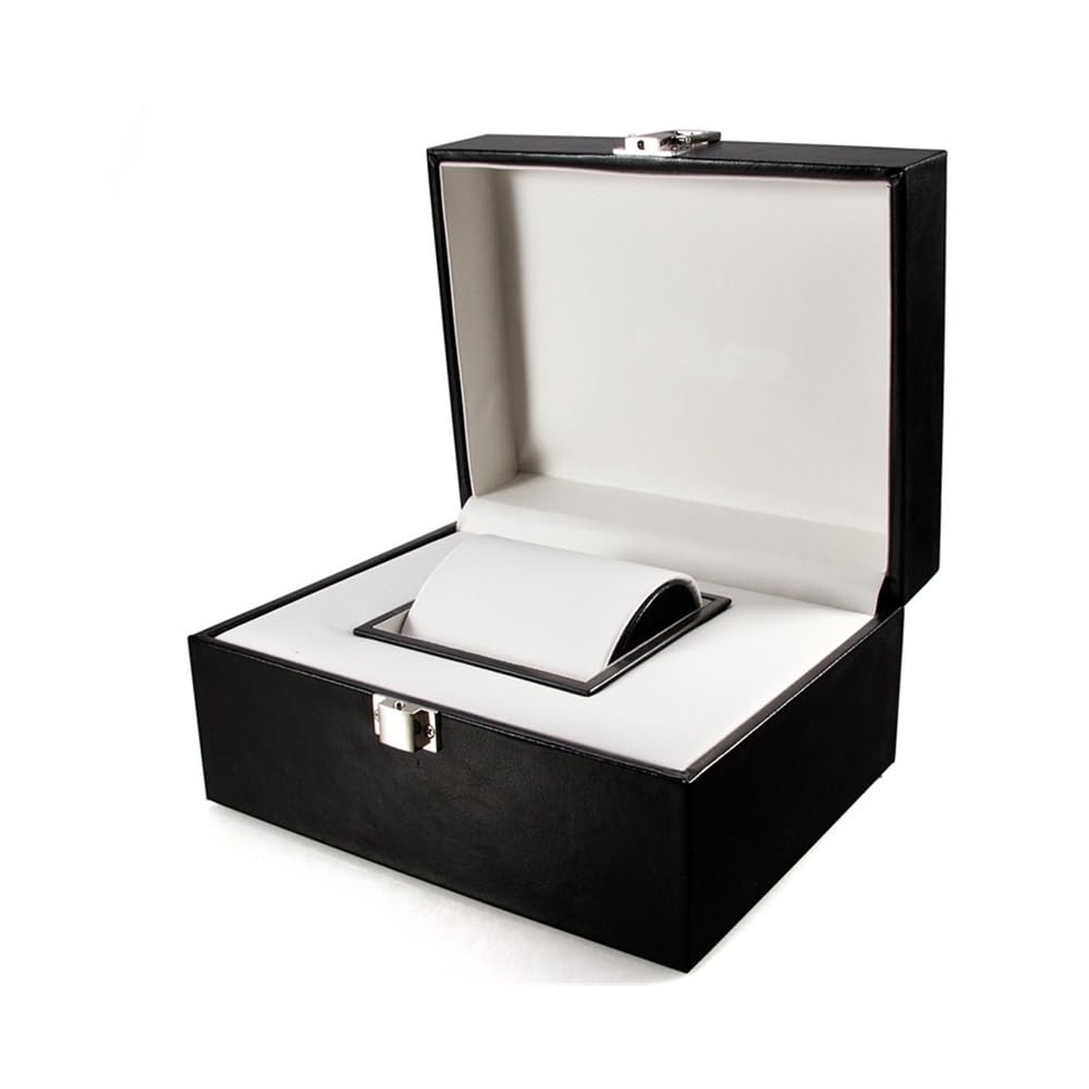 Caja de almacenamiento para relojes con cerradura de exhibición, caja de embalaje para relojes (2)
