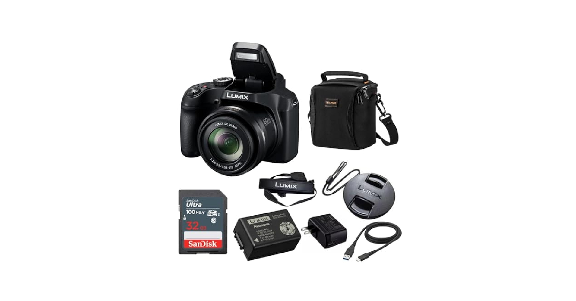 Amazon.com : Panasonic LUMIX FZ80D 18.1MP Point & Shoot
