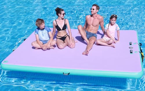 FBSPORT Inflatable Floating Dock Lake Floats for Adults