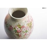志野 8号花瓶 桜紅葉 YJ14‐01