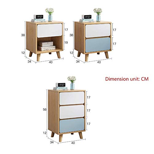 Table de chevet en bois pour chambre d'amis et table d'extrémité de salon - 3