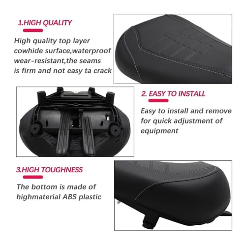 Asiento de conductor y pasajero Sportster S con acabado premium resistente 6
