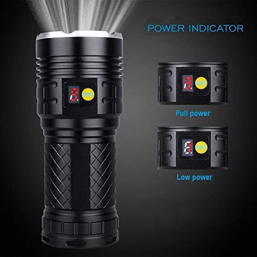 Bestsun 90000 High Lumens Led Flashlight,High Power Rechargeable Flashights,Super Bright Led Flashlights,Tactical Handheld Flash Light With 4 Modes,Zoomable Waterproof For Emergency,Camping #TOP2