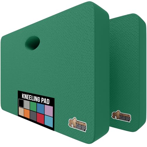 Image of GORILLA GRIP Extra Thick Foam Kneeling Pad for Gardening, 17.5x11 Grass