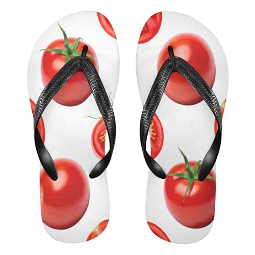 STAYTOP Tomato Flip Flops Sandals of Men's & Women's,Sandals Beach Slippers Shower Slides